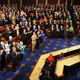 One of the nine standing ovations that Modi received during his address in Washington on June 8.